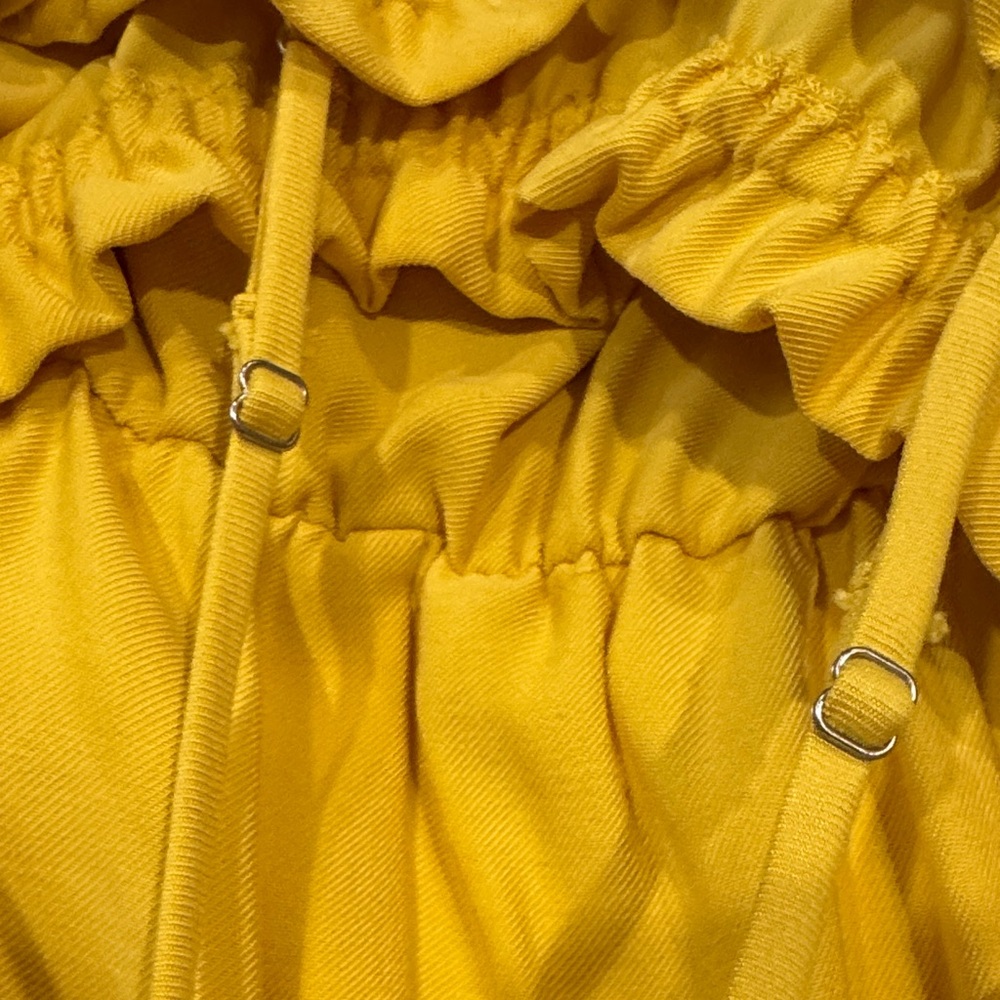 BCBGeneration Yellow Jumpsuit - Picture 3 of 10